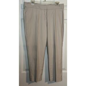 Peter Nygard Elastic Waist Khaki Pants, Cotton/Rayon/Spandex, Size 12